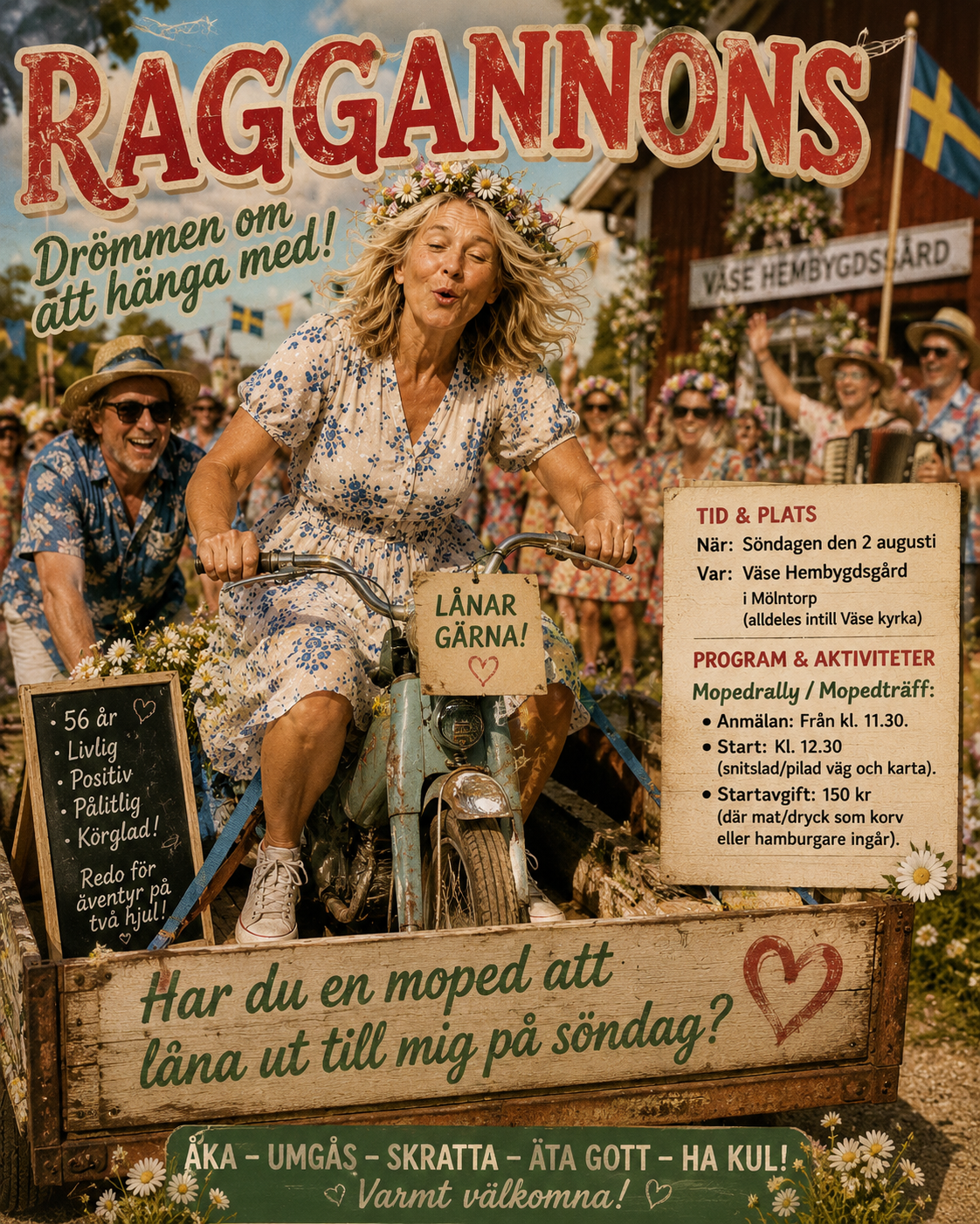 Raggannons – Följ med på mopedrallyt i Väse!