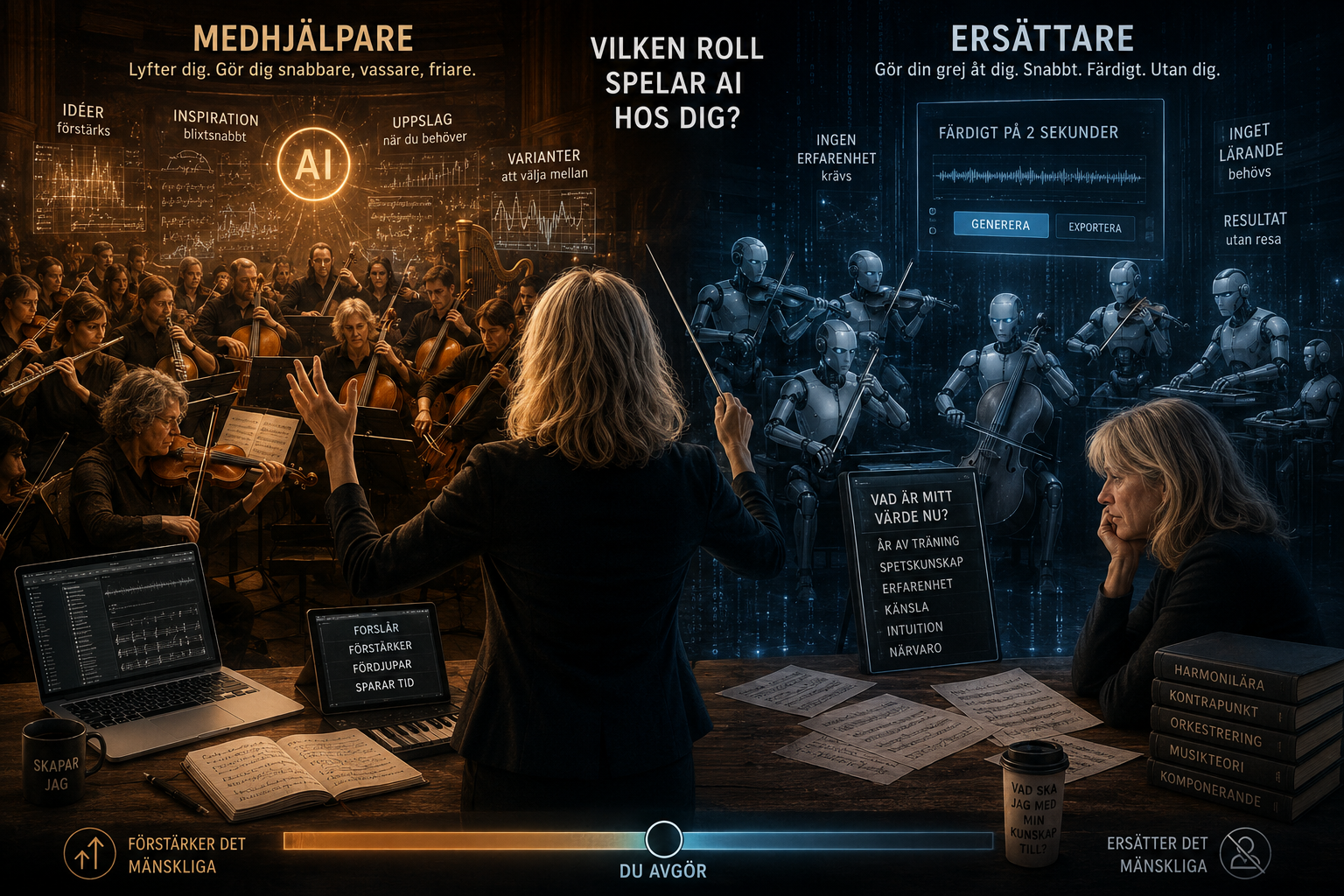 AI: Medhjälpare eller ersättare?
