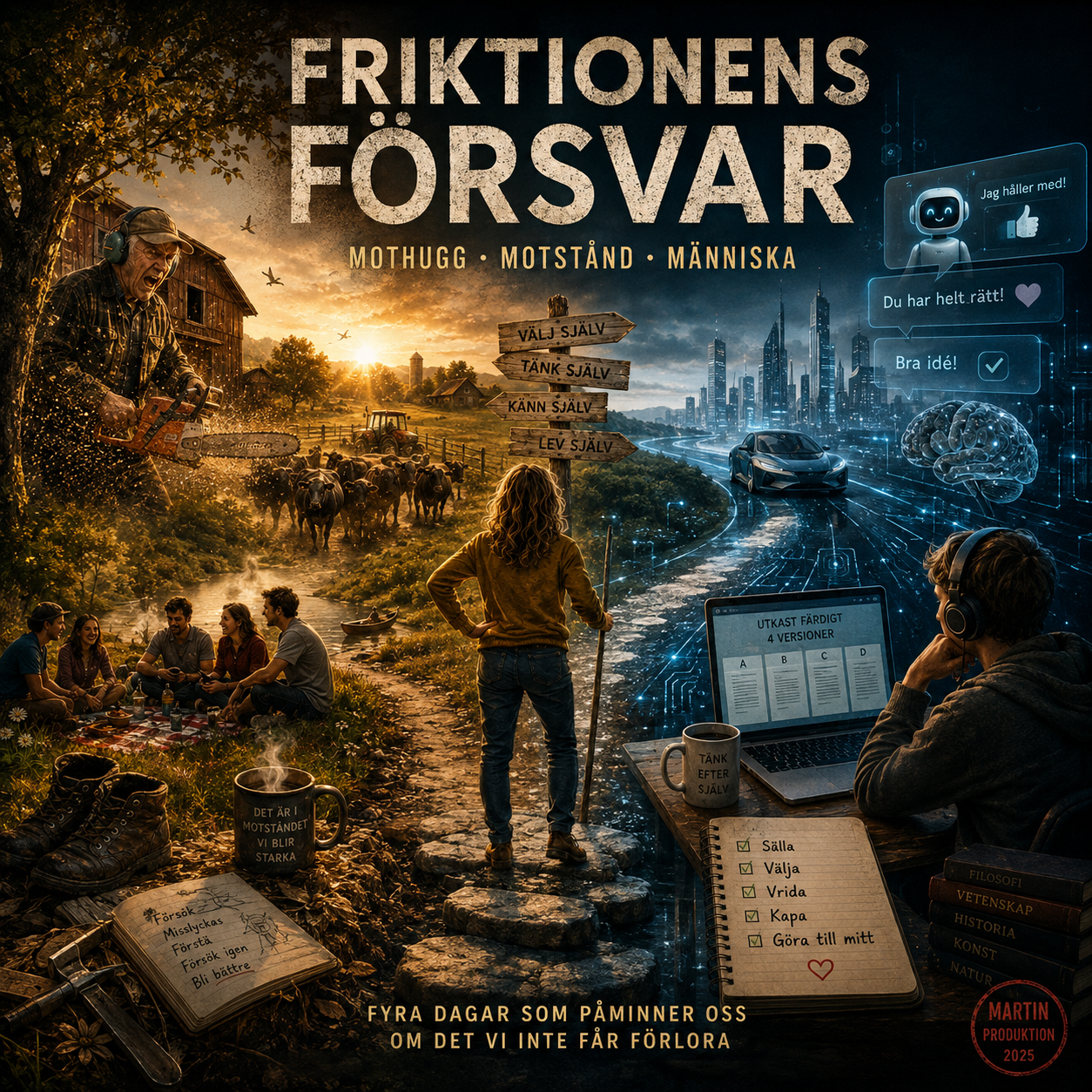 Vecka 34 Friktionens försvar: vikten av motstånd