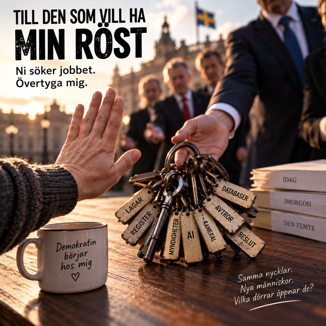 Till den som vill ha min röst: hur tänker ni om era misstag?