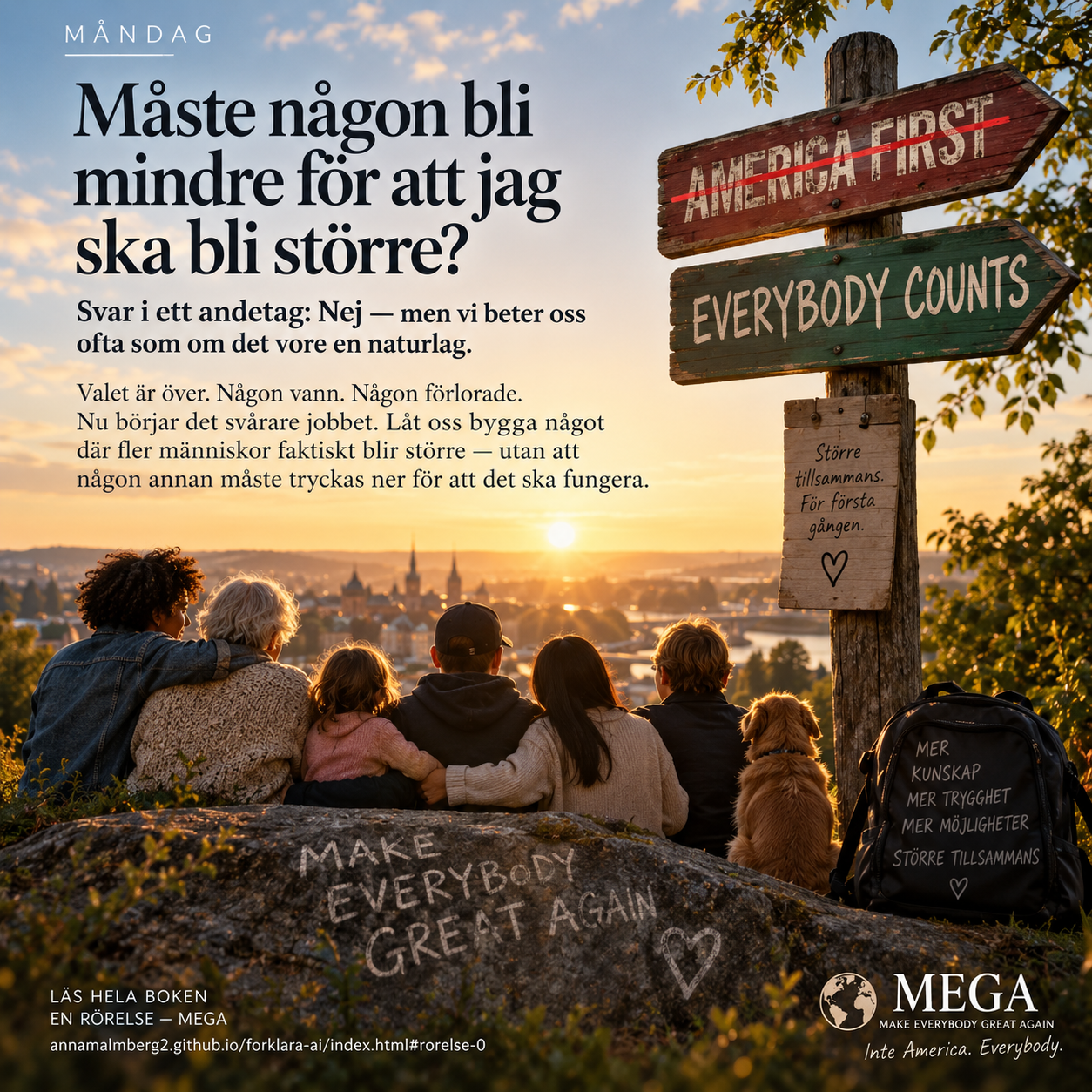 Valet över, jobbet börjar: Make Everybody Great Again (MEGA)