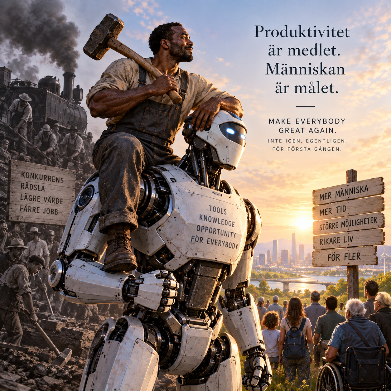 Vad är människan till för när maskinen kan mer?